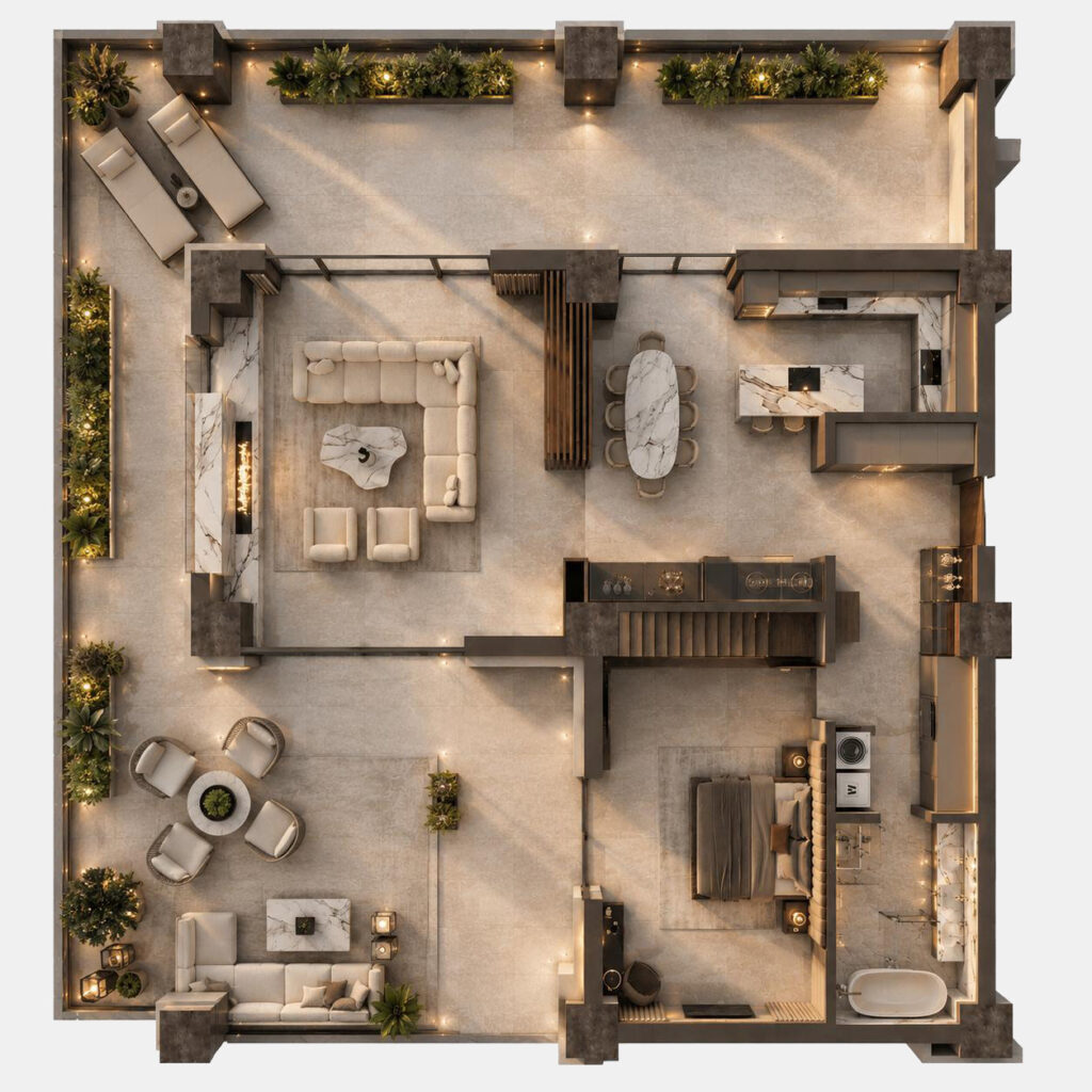 Randare penthouse bloc mare – Orient Residence 2
